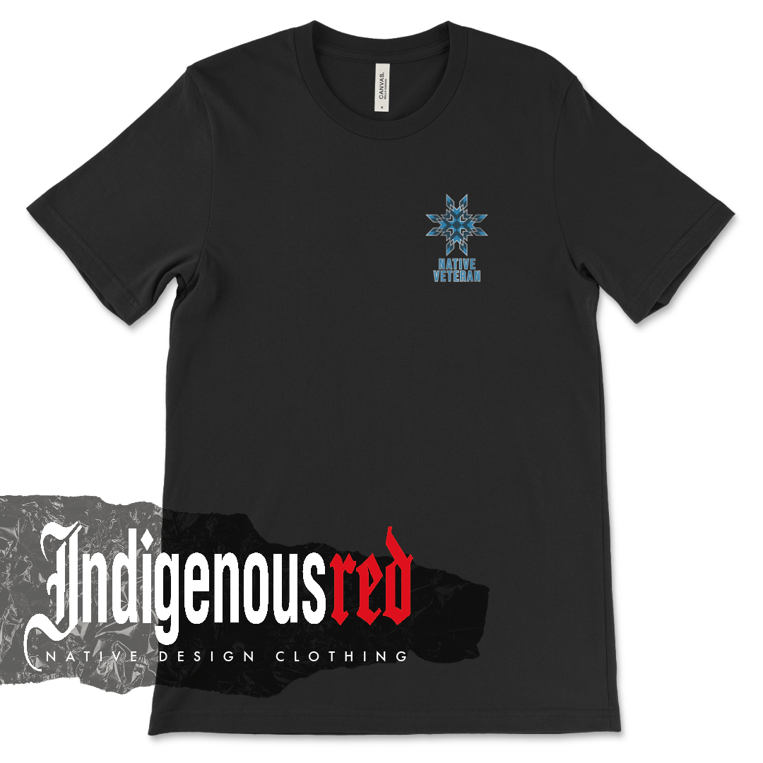 Native Veteran Navy Adult T-Shirt