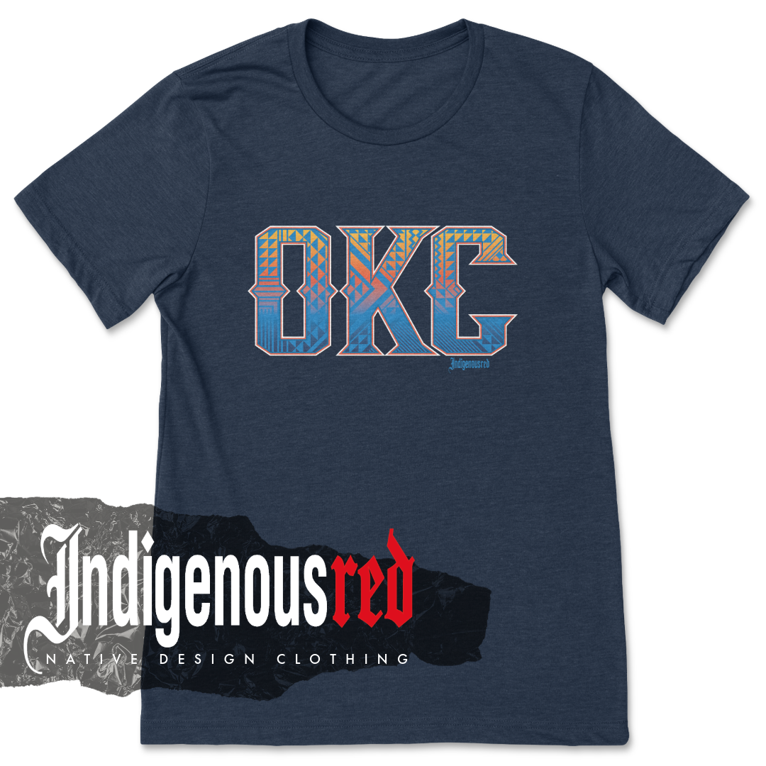 OKC Pattern Adult T-Shirt