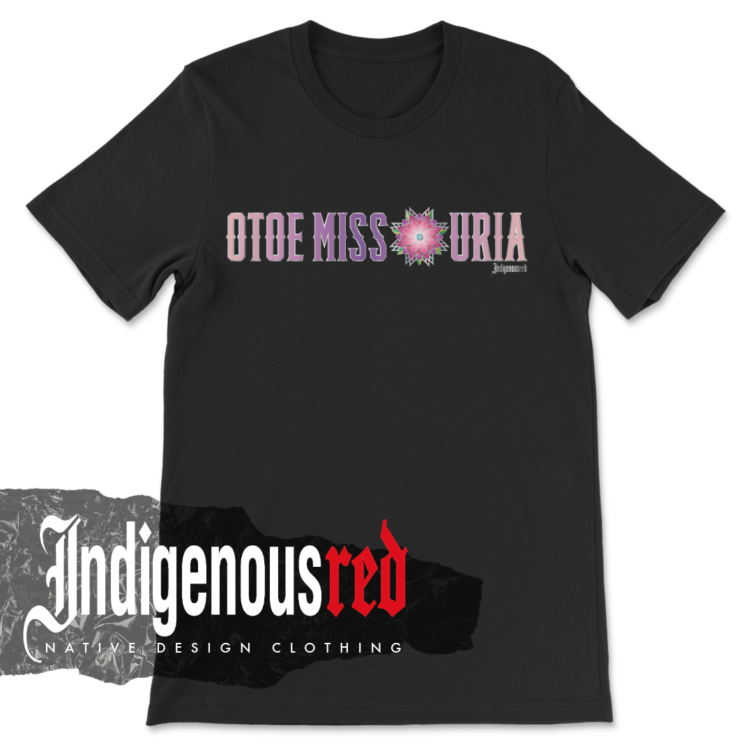 Otoe Missouria Flower Adult T-Shirt