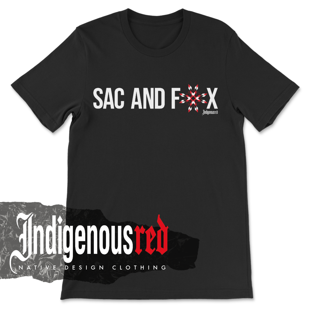 Sac And Fox Star Adult T-Shirt