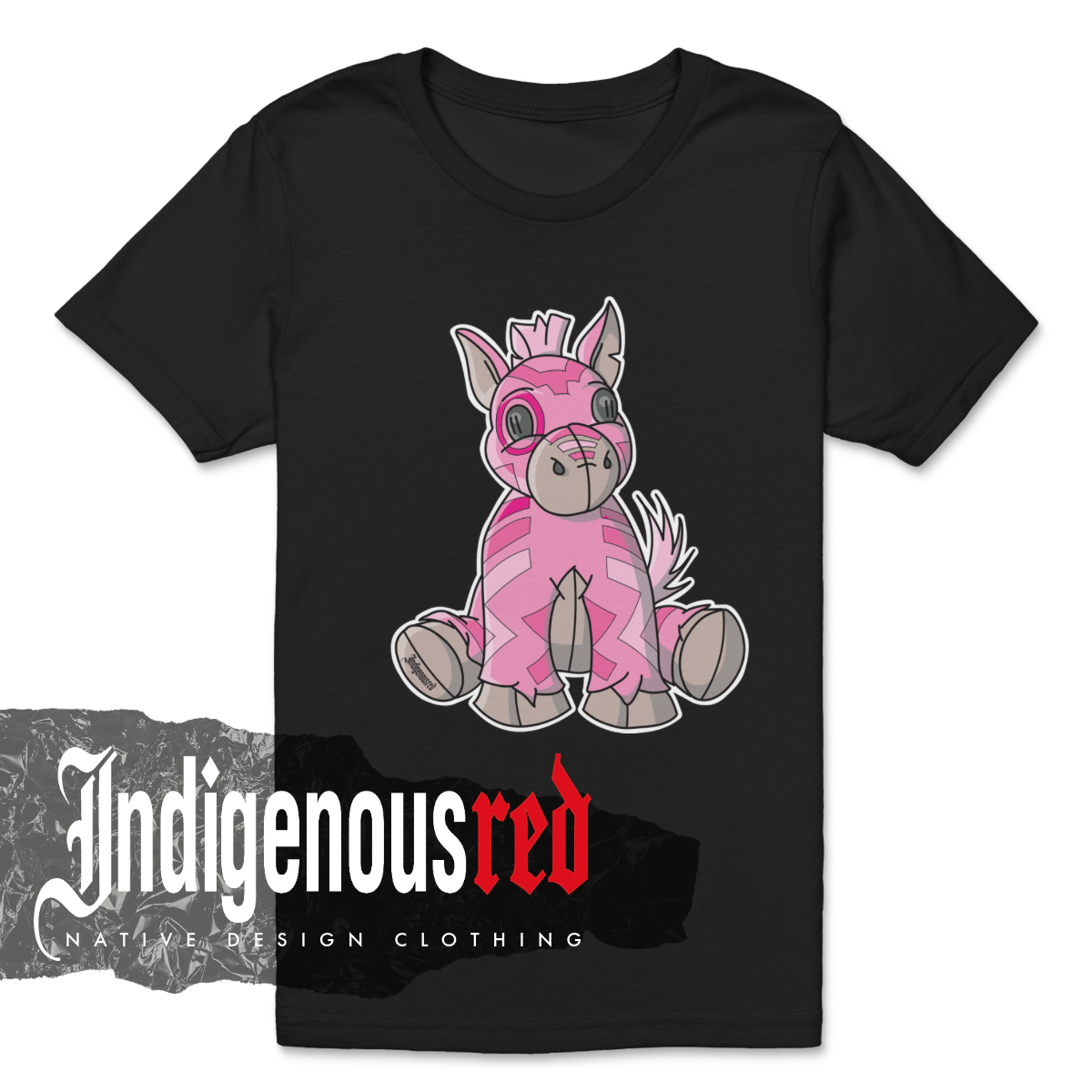 Native Pink Horse Youth T-Shirt