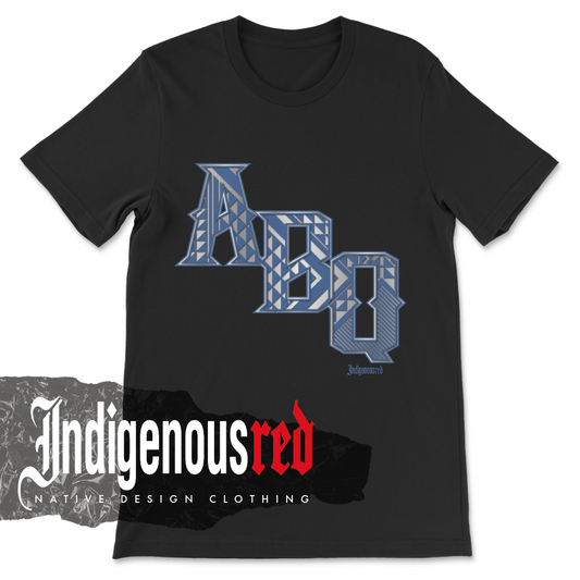 ABQ Pattern Blue Adult T-Shirt