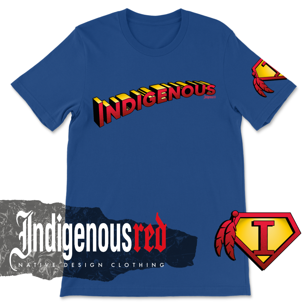 Indigenous Comic Design Adult T-Shirt