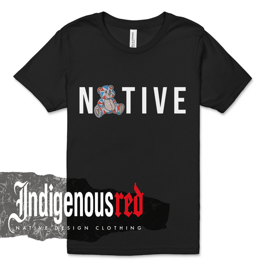 Native Word Bear Youth T-Shirt