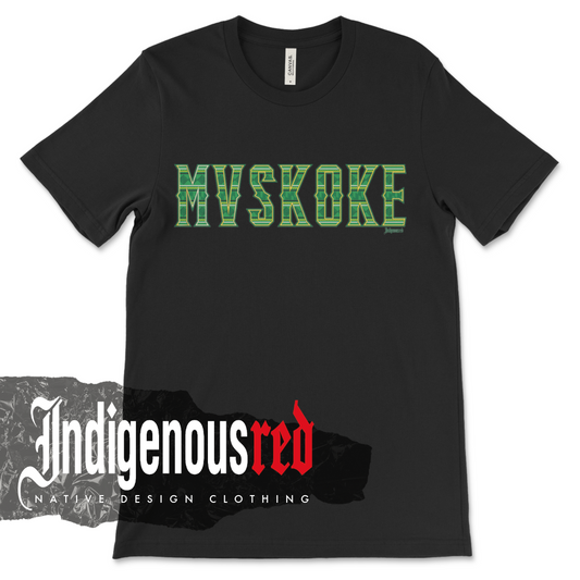 Mvskoke (Muscogee) Pattern Adult T-Shirt