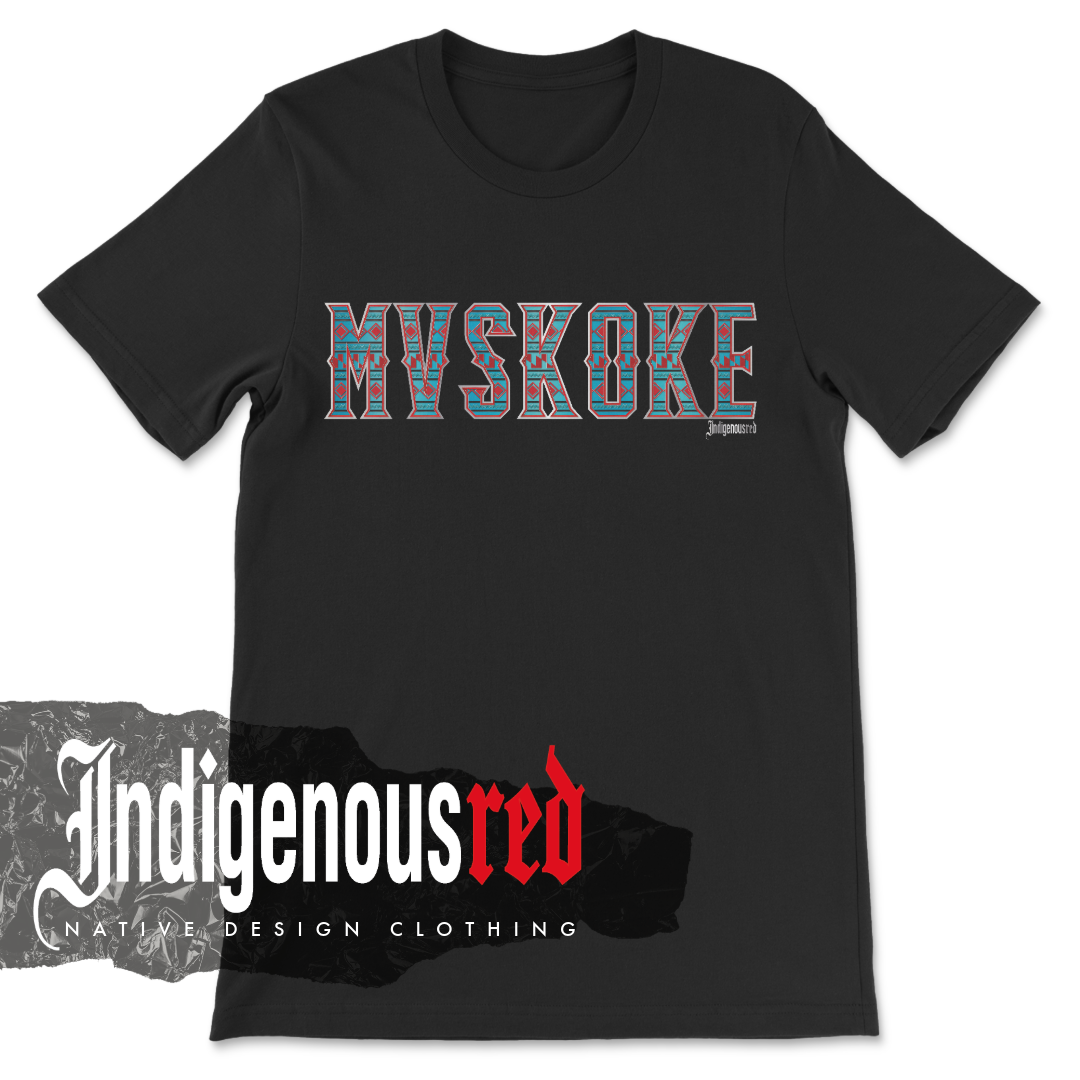 Mvskoke (Muscogee) Pattern Adult T-Shirt 25