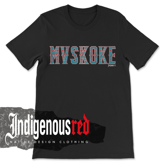 Mvskoke (Muscogee) Pattern Adult T-Shirt 25
