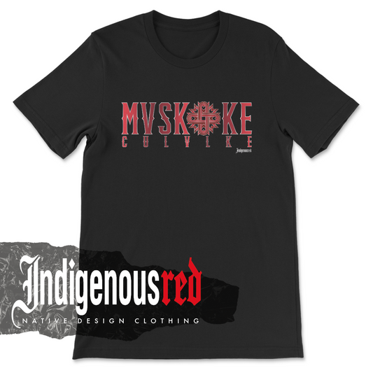 Mvskoke Culvlke (Wolf Clan) Adult T-Shirt 25