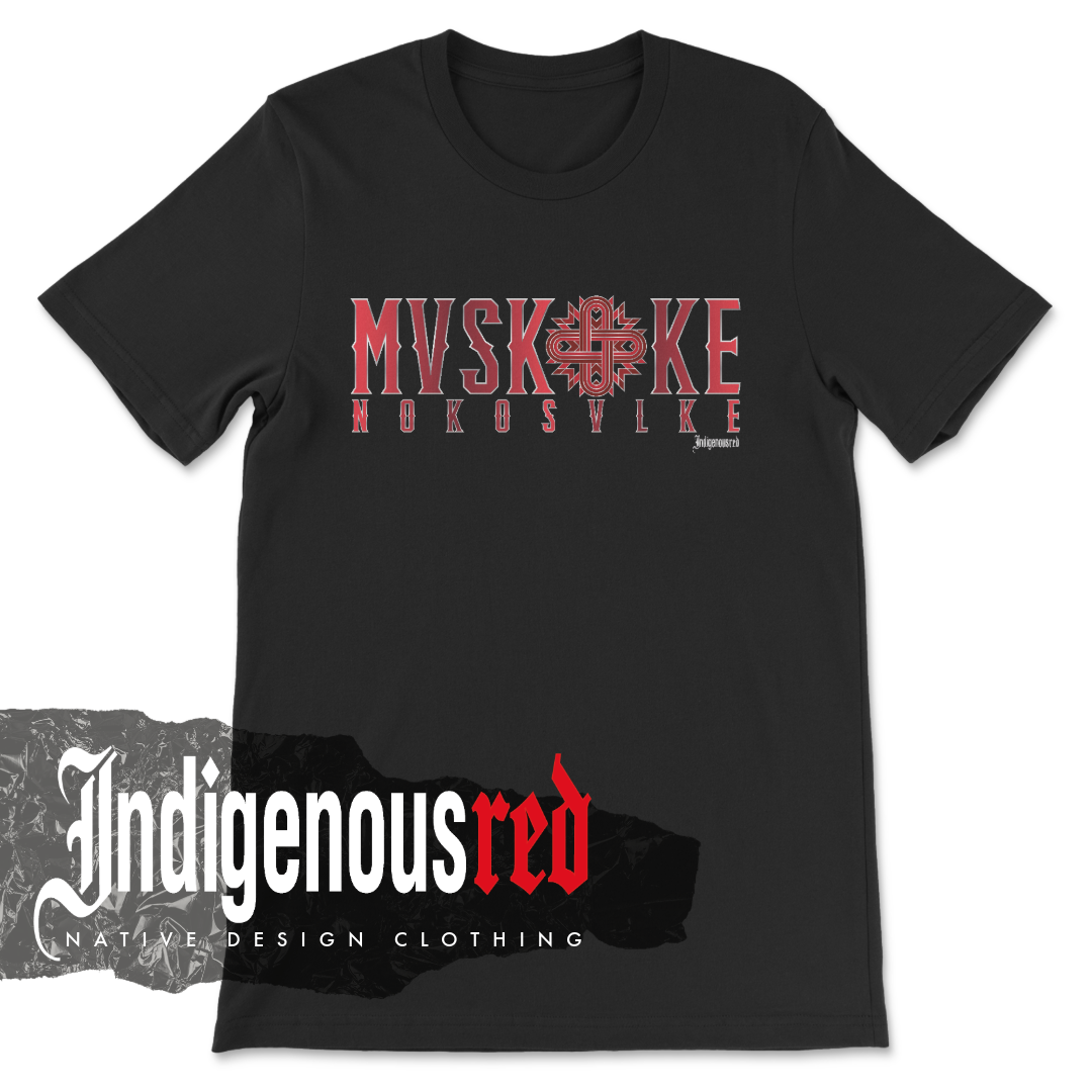 Mvskoke Nokosvlke (Bear Clan) Adult T-Shirt 25