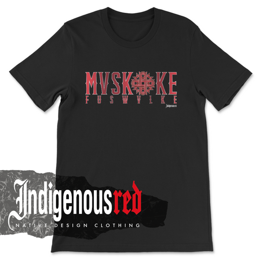 Mvskoke Fuswvlke (Bird Clan) Adult T-Shirt 25