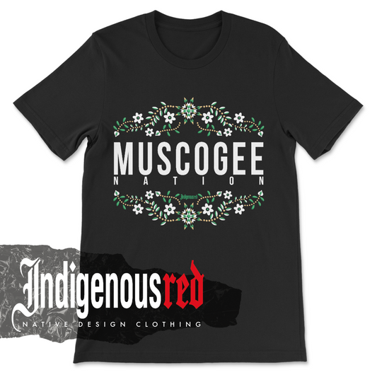 Muscogee Floral Adult T-Shirt