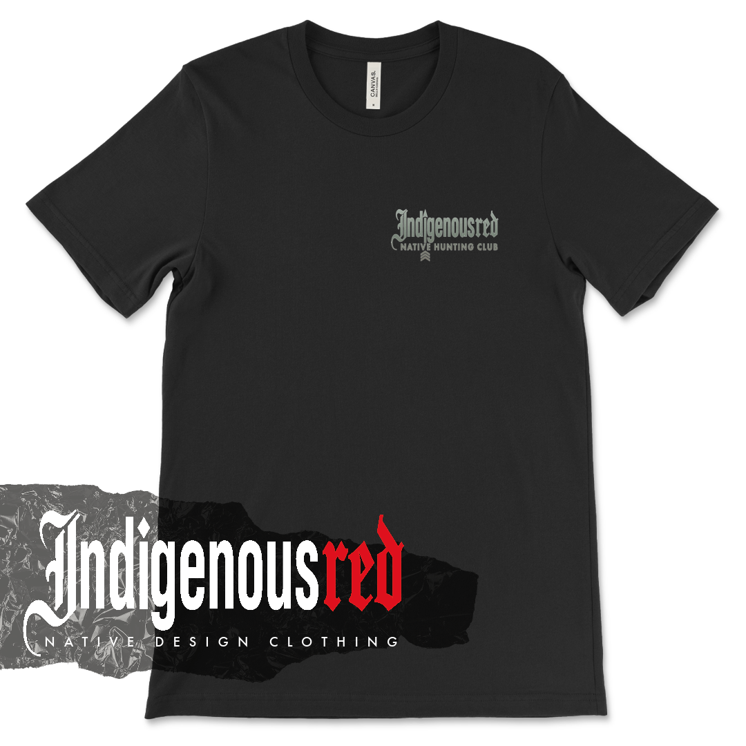 Indigenousred Native Hunting Club Green Adult T-Shirt