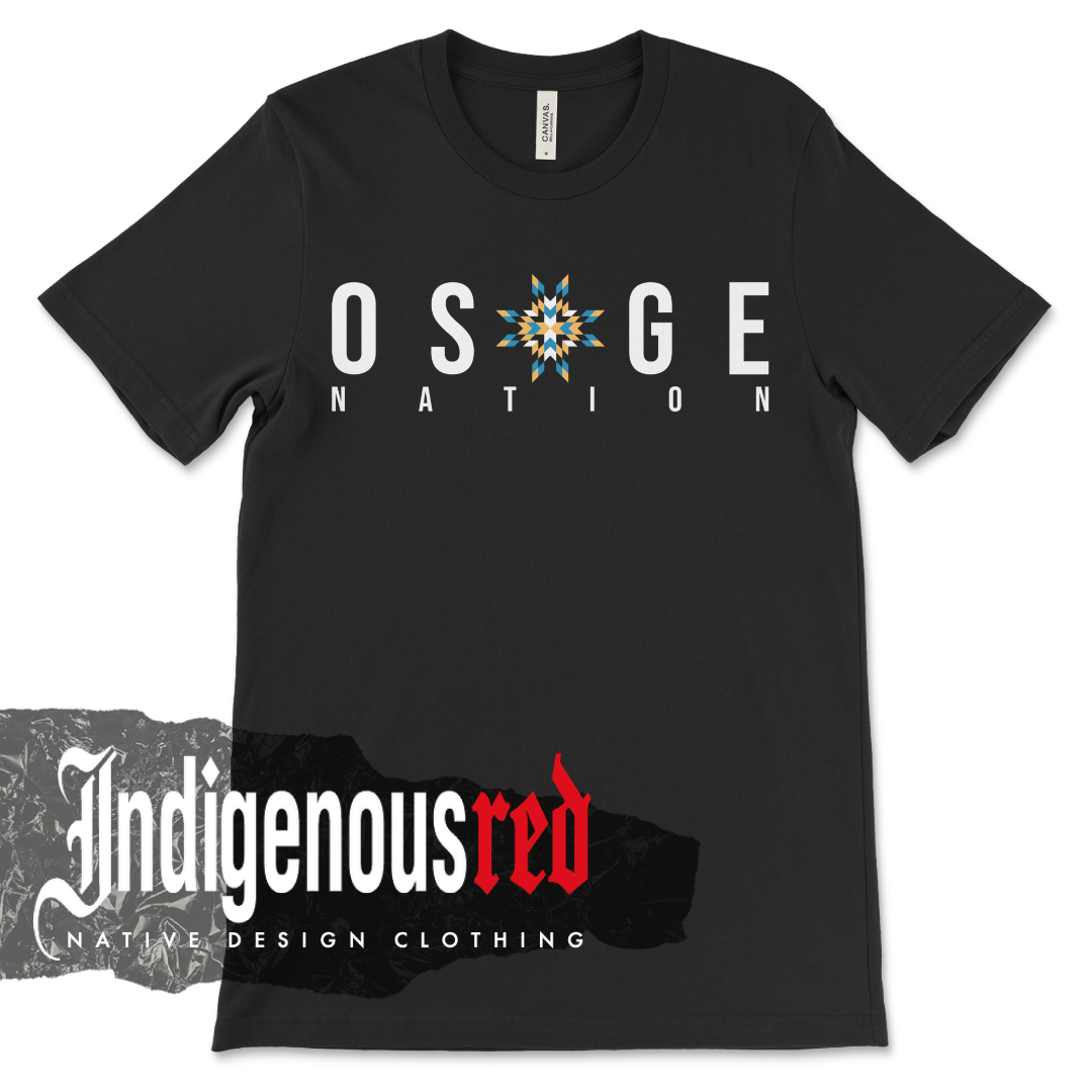 Osage Nation Star Adult T-Shirt