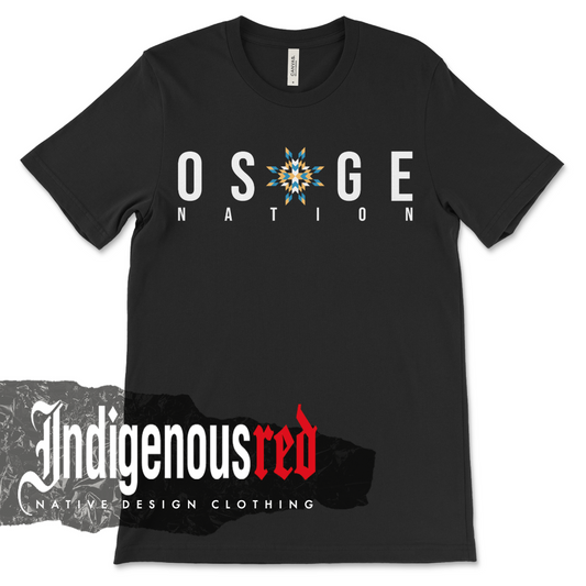 Osage Nation Star Adult T-Shirt