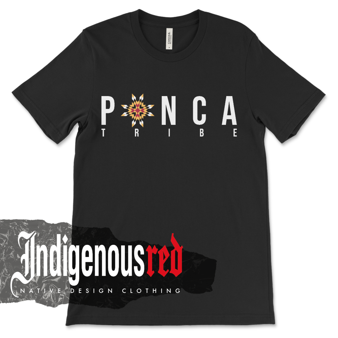 Ponca Tribe Star Adult T-Shirt