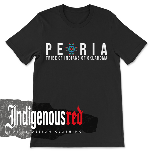 Peoria Tribe Star Adult T-Shirt