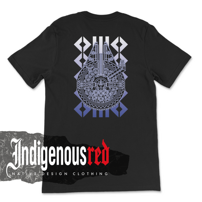 Indigenous Spacecraft 01 Adult T-Shirt