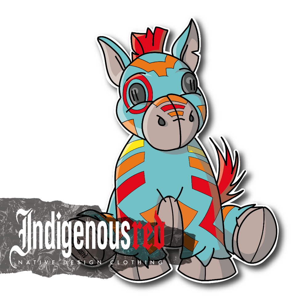Native Horse Sticker – IndigenousRed