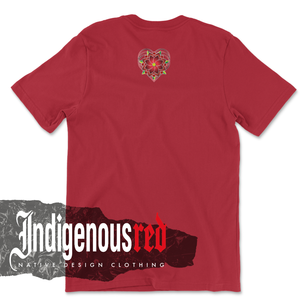 Native Heart Red Adult T-Shirt
